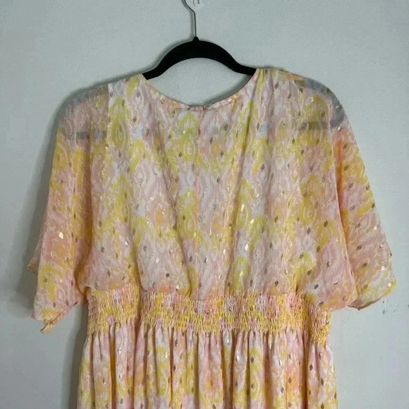 House of Harlow 1960 Rainbow Floral Maxi Dress Size Large - Picture 5 of 9